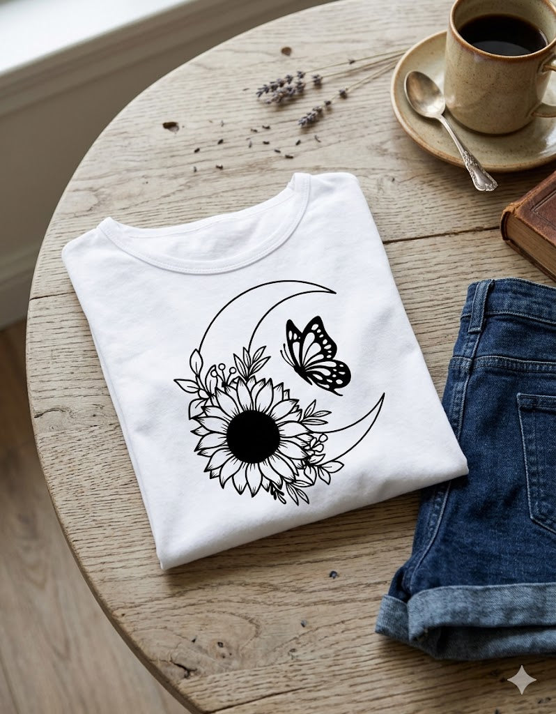 Moon Sunflower Crop Tank
